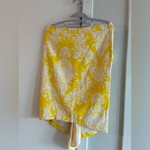 Marciano silk Yellow and White Floral  Skirt